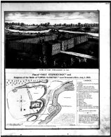 Fort Stephenson, Battle of Lower Sandusky - Diagram, Sandusky County 1874